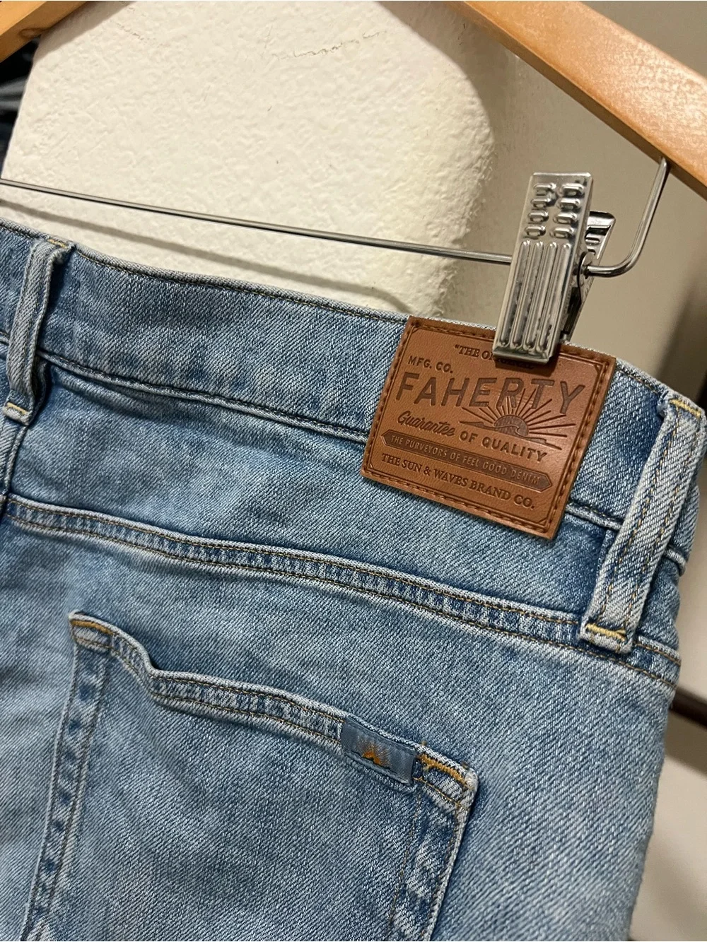 FAHERTY Denim Shorts